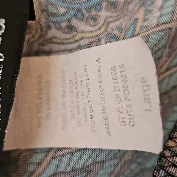 VTG HYPNOTIZED 1990s Peacock Spaghetti Strap High Waist Resort Slip Maxi Dress - Picture 9 of 9